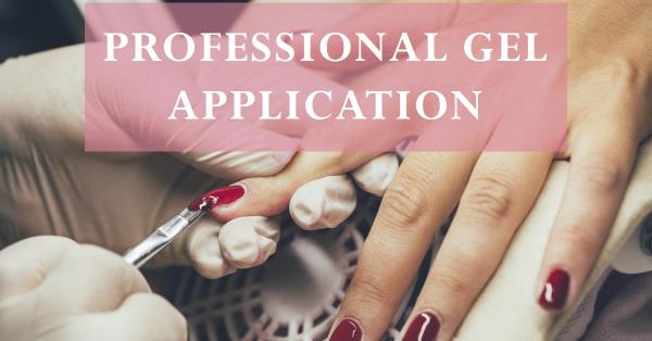 professional gel application